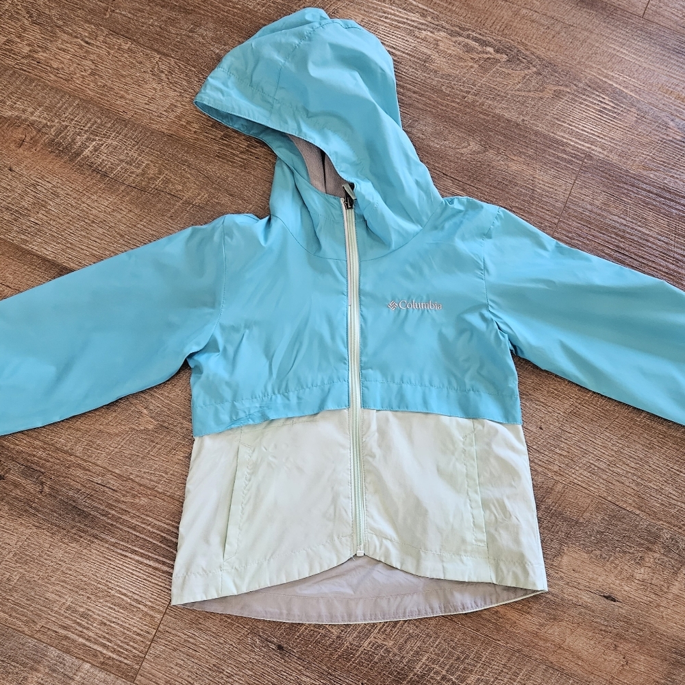 Girls Columbia rain jacket